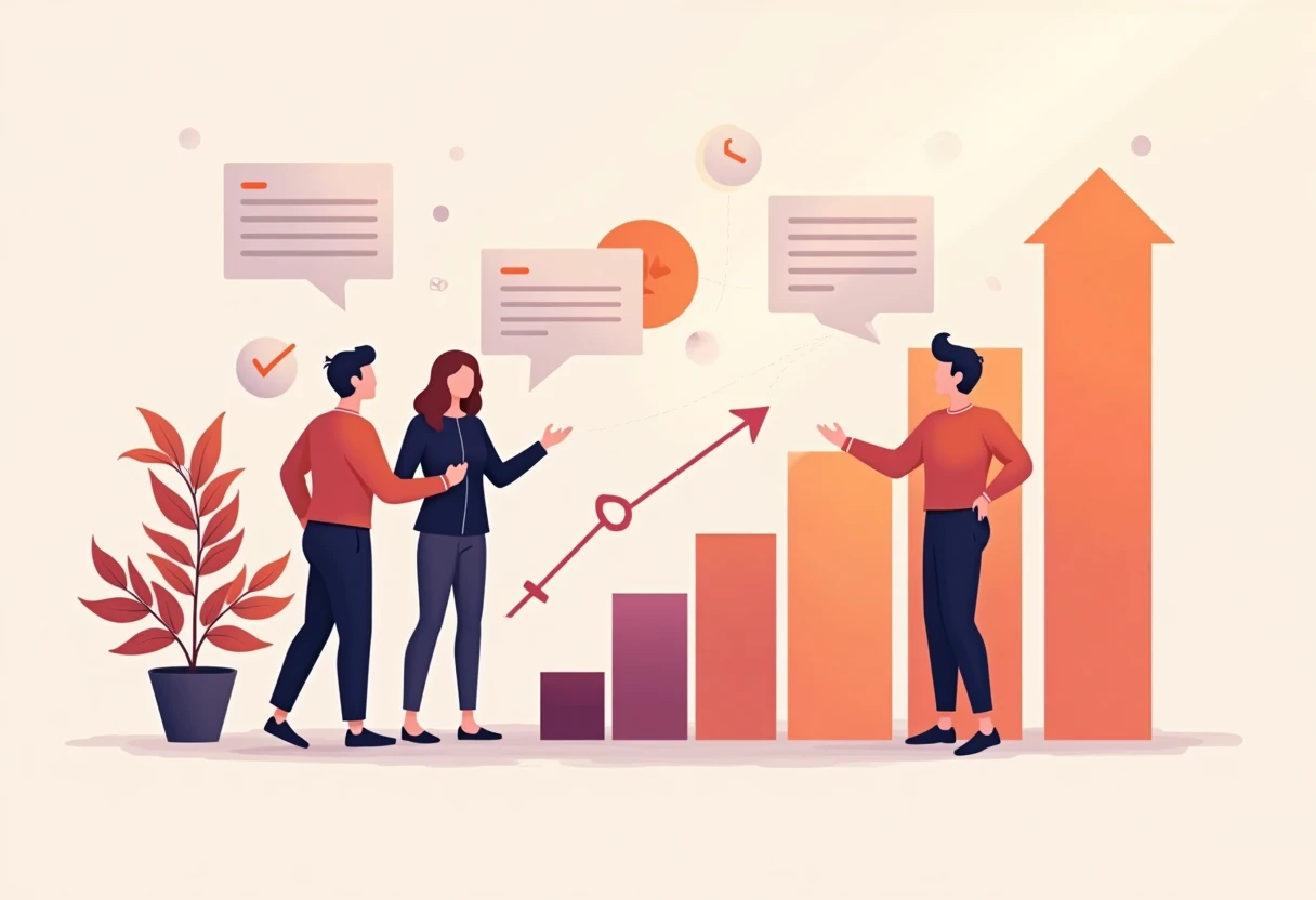 Discussione di progetto tra professionisti